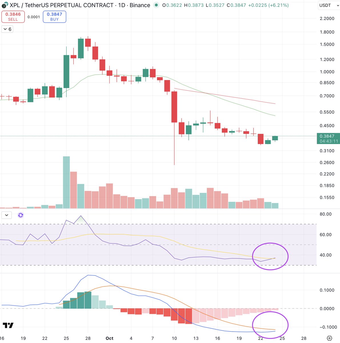 $XPL reversal soon?👀