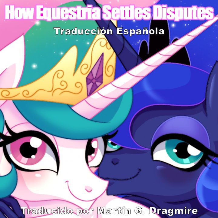 MGDragmire's tweet photo. Hoy les traigo la traducción del cómic "How Equestria Settles Disputes" creado por el equipo Palcomix en el año 2021.
Si les gusta, pueden apoyarme dando like y compartiendo el cómic con sus amigos, sería de un gran apoyo para mí :3.
Link al cómic: https://t.co/ag0H1mjAbK https://t.co/1nvOYcAmdC