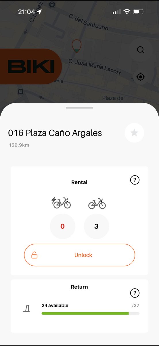 Hoy BIKI está hecho una pena, da igual donde mires. 
👇👇