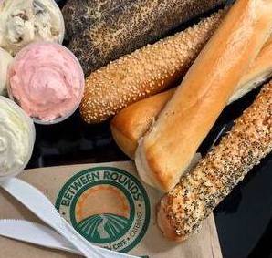 BetweenRoundsUS's tweet image. Our bagel sticks make for a great snack and can be easily dipped into your favorite flavor of cream cheese or peanut butter! Come visit us in store