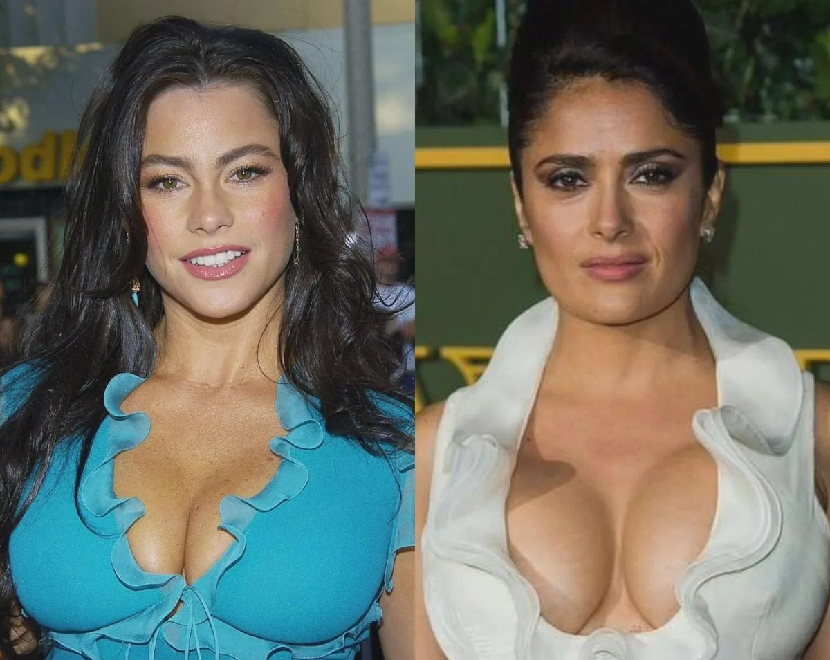 SinGifs3's tweet image. Sofia Vergara or Salma Hayek
