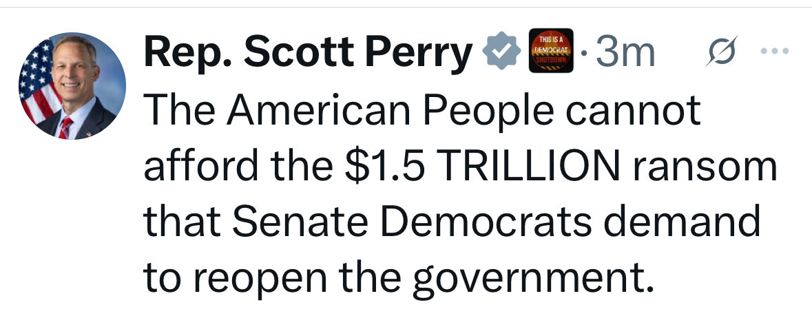 The American people couldn’t afford the $3T tax cut you gave to billionaires but that didn’t stop you, did it, Slick?