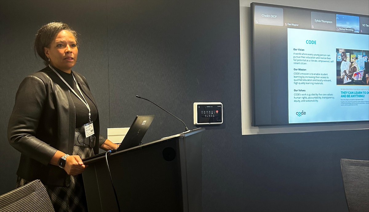 codengo's tweet image. Yesterday, our very own Julie Donohue-Kpolugbo joined a panel hosted by @thebookalliance and the @WorldBank. 

Her insights reinforce that innovation is reimagining how texts can be used in classrooms holistically for foundational literacy.

#EducationForAll #LiteracyMatters