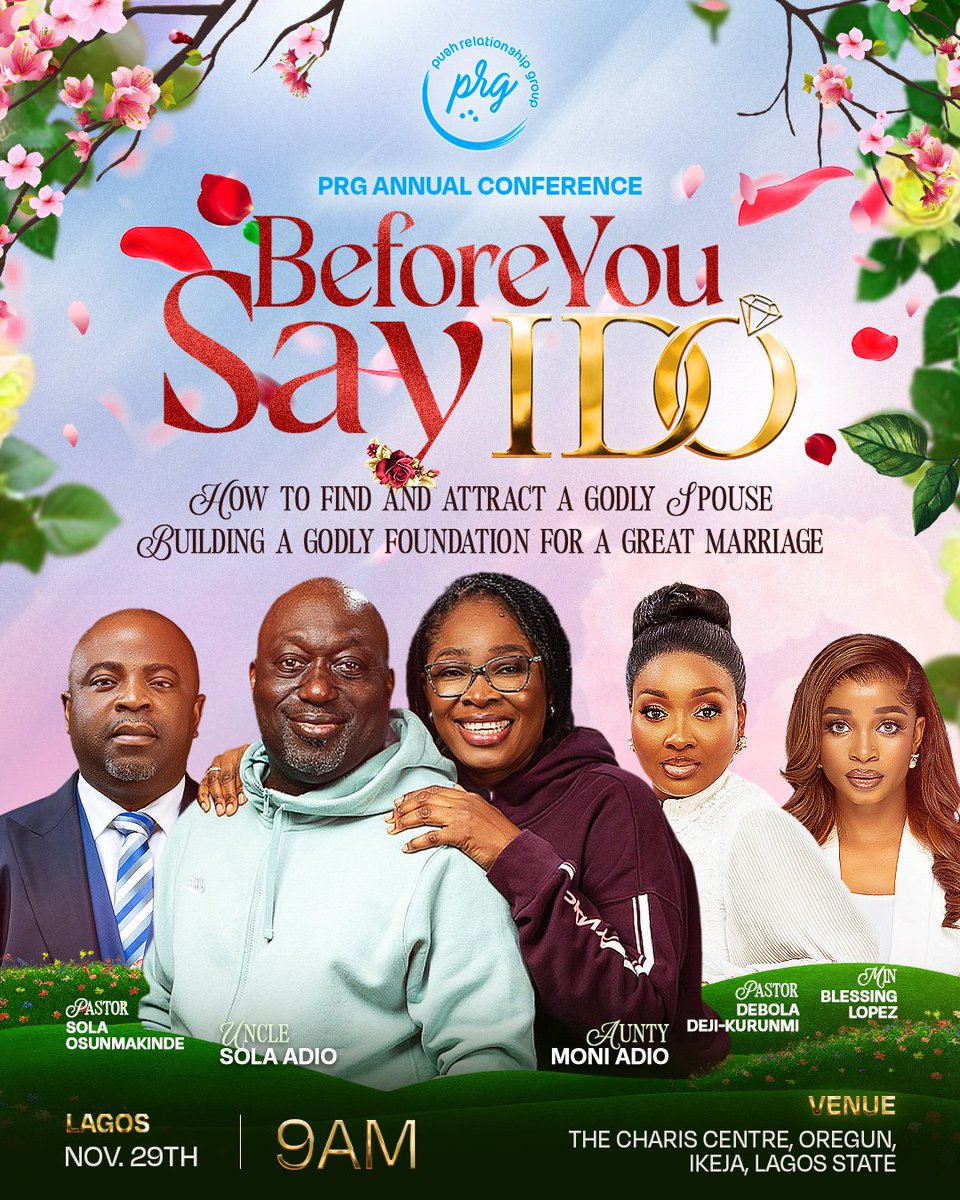 Please register to attend our PRG Lagos conference on Nov 29th using this link. bit.ly/PRGLagos2025

Kindly RT