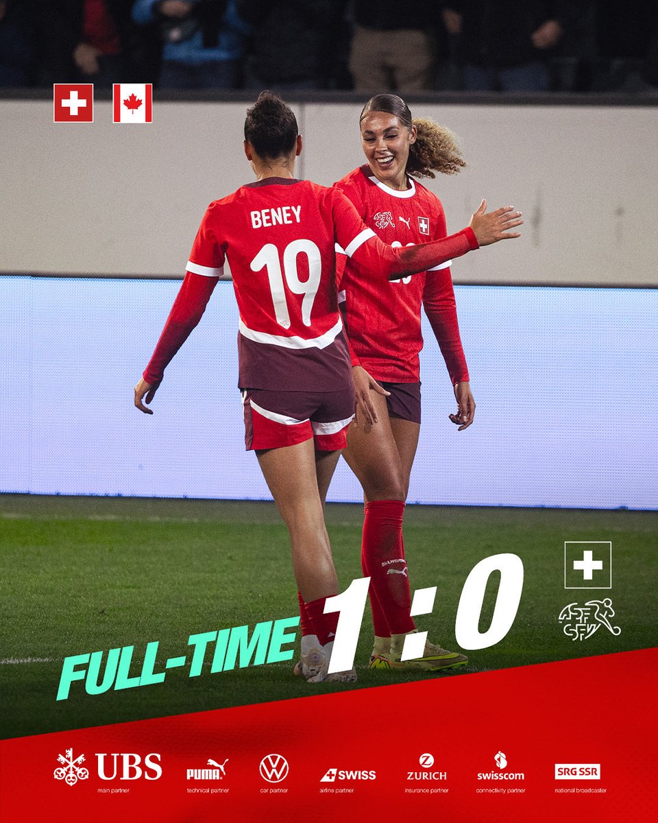 Wir gewinnen erstmals gegen Kanada! 🙌
Nous battons le Canada pour la première fois !
Per la prima volta battiamo il Canada!