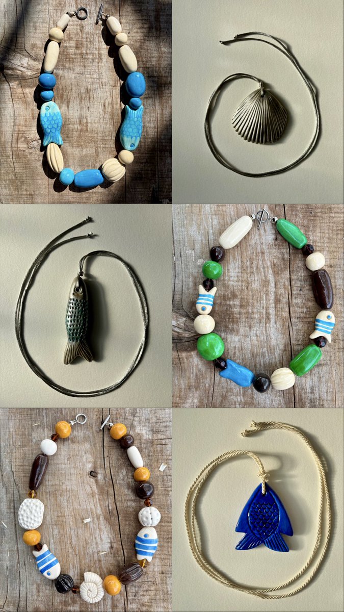 Ya me siguen en mi cuenta en Instagram? Pequeñas producciones de collares de cerámica 100% hechos a mano. 
En unos días habilito tienda online. 

instagram.com/ingridholinger…