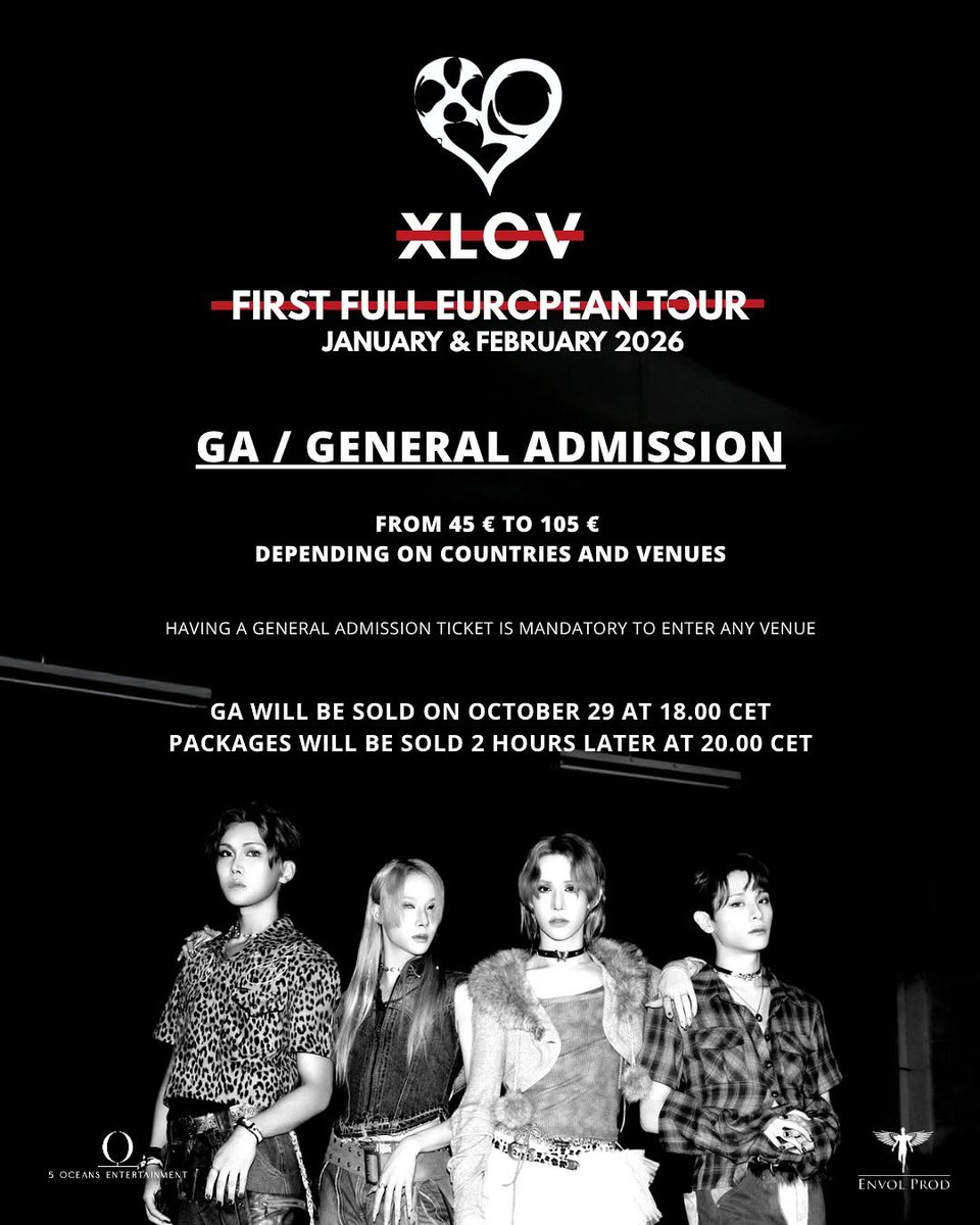 XLOV_FRANCE's tweet photo. 🖤Thread Concert

🖤 ticket d'admission entre 45 et 105 €

🖤 Packages 
Aura : 110 €
Stella : 165 €
Lyra : 250 €
Nova : 380 €
⚠️  Ticket d'entrée non-inclu

🖤Snapshot à 60 €

#XLOV #엑스러브
#XLOV_1andOnly #1andOnly
#XLOV_IONE #XLOVineurope #uxlxve #XLOV_UXLXVE https://t.co/cxB95uhW3P