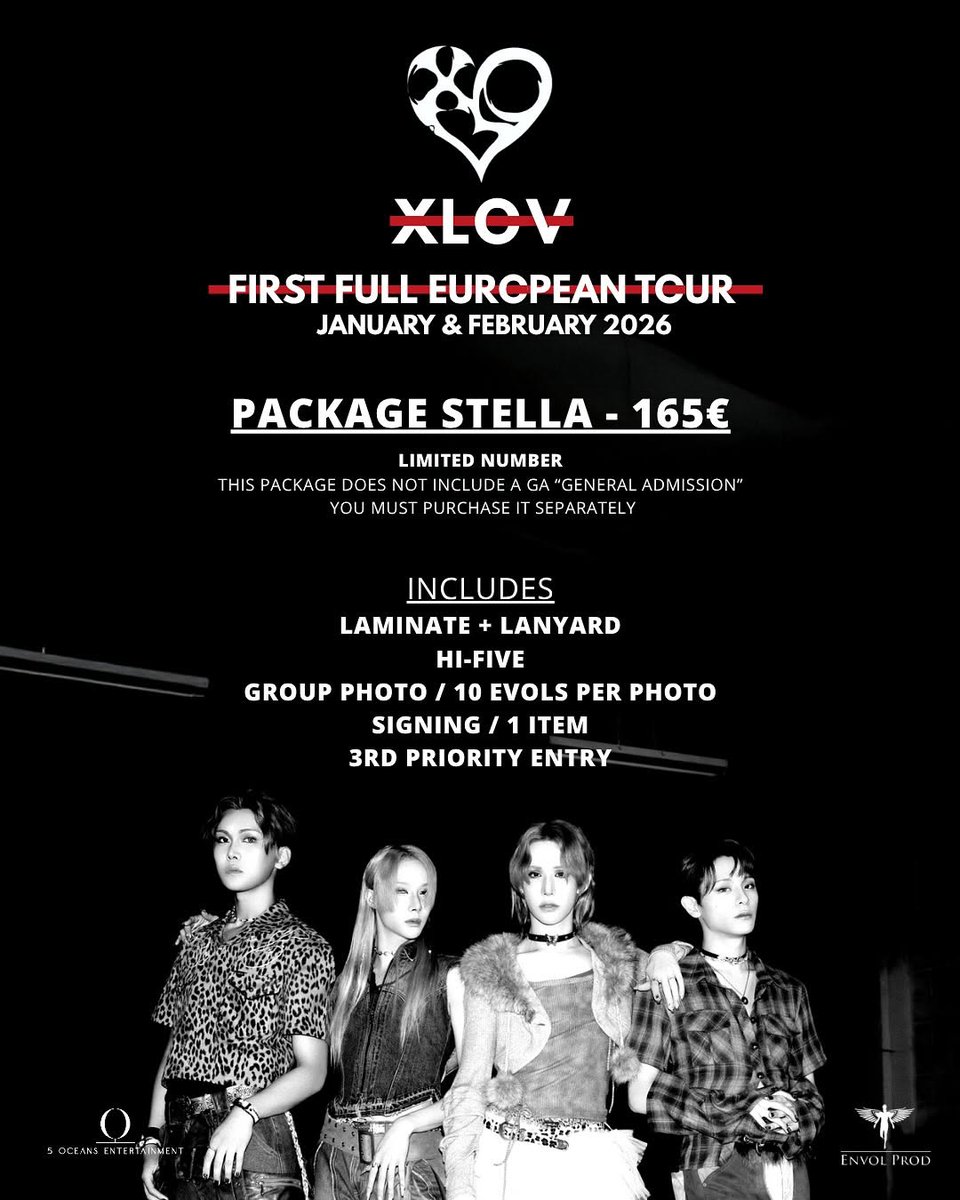 XLOV_FRANCE's tweet photo. 🖤Thread Concert

🖤 ticket d'admission entre 45 et 105 €

🖤 Packages 
Aura : 110 €
Stella : 165 €
Lyra : 250 €
Nova : 380 €
⚠️  Ticket d'entrée non-inclu

🖤Snapshot à 60 €

#XLOV #엑스러브
#XLOV_1andOnly #1andOnly
#XLOV_IONE #XLOVineurope #uxlxve #XLOV_UXLXVE https://t.co/cxB95uhW3P