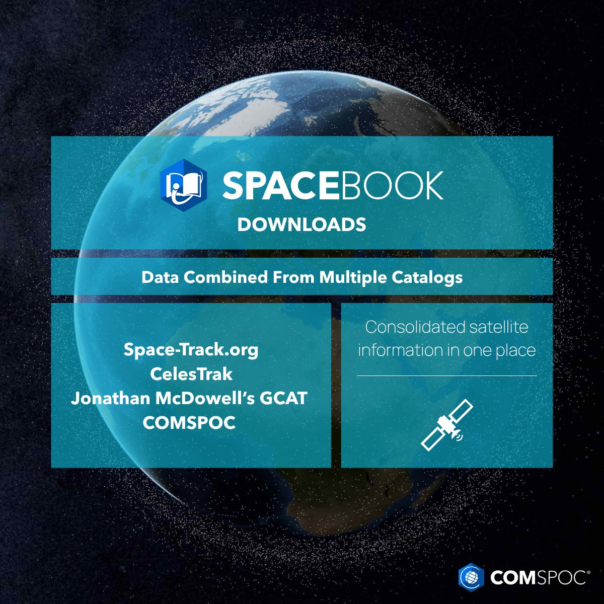 COMSPOC's tweet image. Spacebook.com consolidates a comprehensive set of space object information and metadata. It draws upon a rich set of space object databases and historical archives, including @SpaceTrackOrg, @CelesTrak, Jonathan McDowell’s GCAT, and COMSPOC. In this way, Spacebook makes…