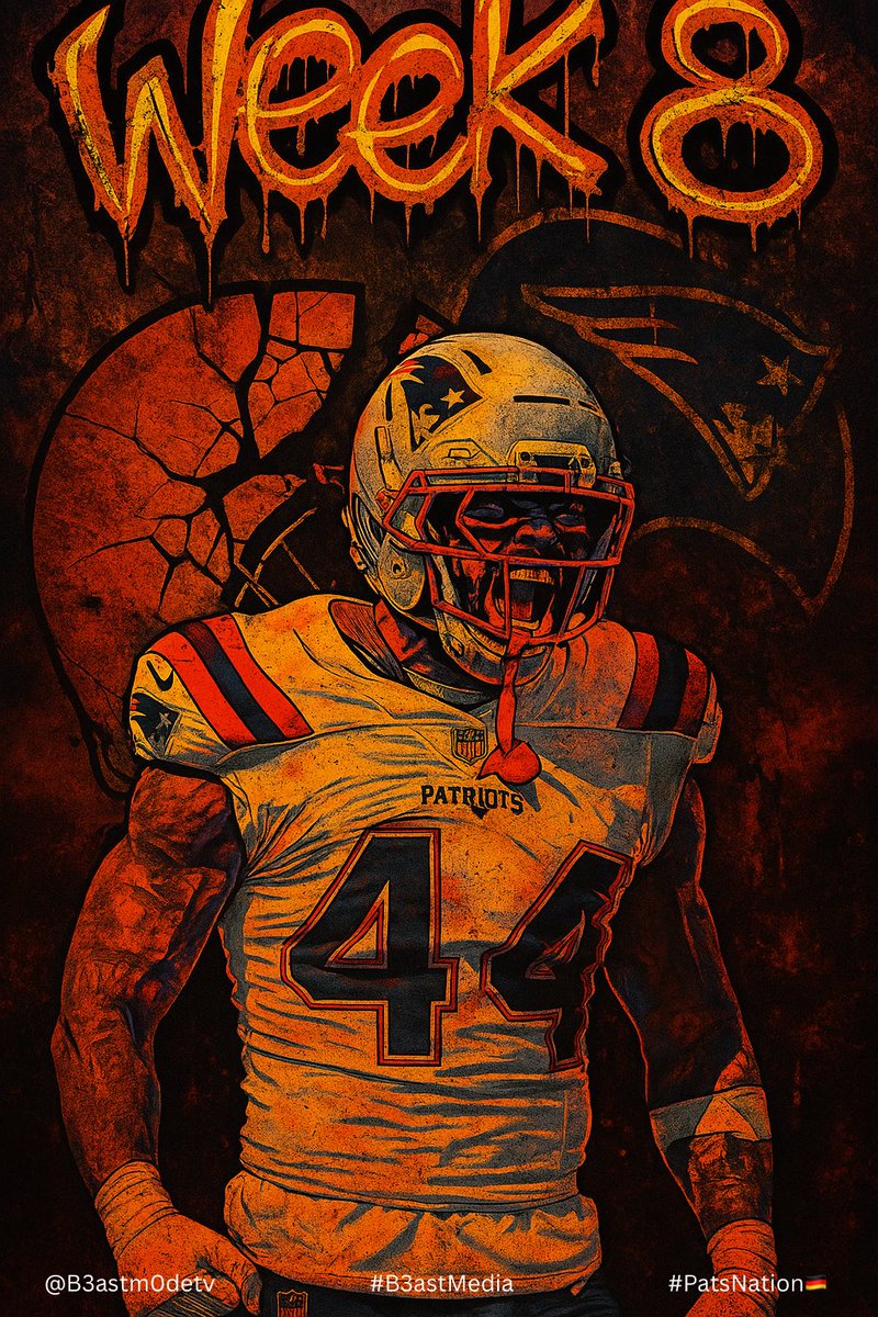 Week 8 is just around the corner. 

#CoverThePatriots🇩🇪 #NEPats <a href="/Fred_Kirsch/">Fred Kirsch</a> <a href="/Patriots/">New England Patriots</a> <a href="/PatriotsComms/">Patriots Communications</a> #ForeverNE #CLEvsNE #Week8 #PatriotsFootball #PatriotsCommunity <a href="/dreeday32/">Rhamondre Stevenson</a> <a href="/DrakeMaye2/">Drake Maye</a> <a href="/DudesOnDudesPod/">DudesOnDudes</a> <a href="/Themoneydownpod/">The Money Down</a> <a href="/quicksnappod/">The Quick Snap</a> <a href="/bhoyer7/">Brian Hoyer</a> <a href="/KayshonBoutte1/">Kayshon Boutte</a> <a href="/popshotta3/">DeMario Douglas3️⃣</a>
