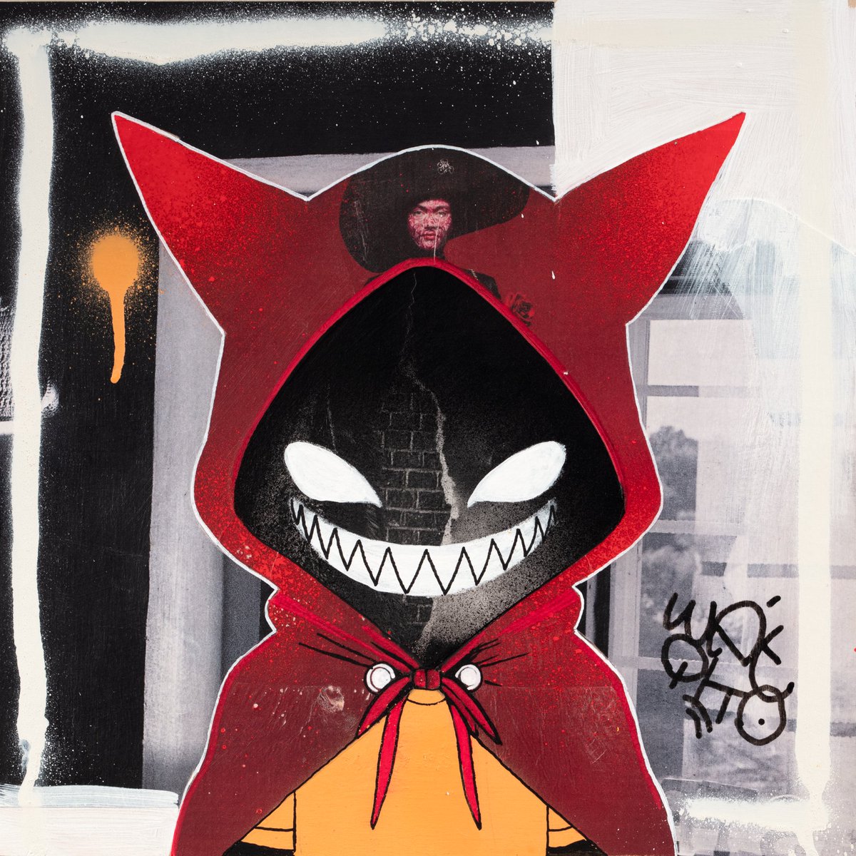 The team at <a href="/neukoai/">NEUKO</a> has purchased this 1/1 12” x 12” collage and acrylic on wood panel created by myself of course. Forever bullish on this tribe.
Much love