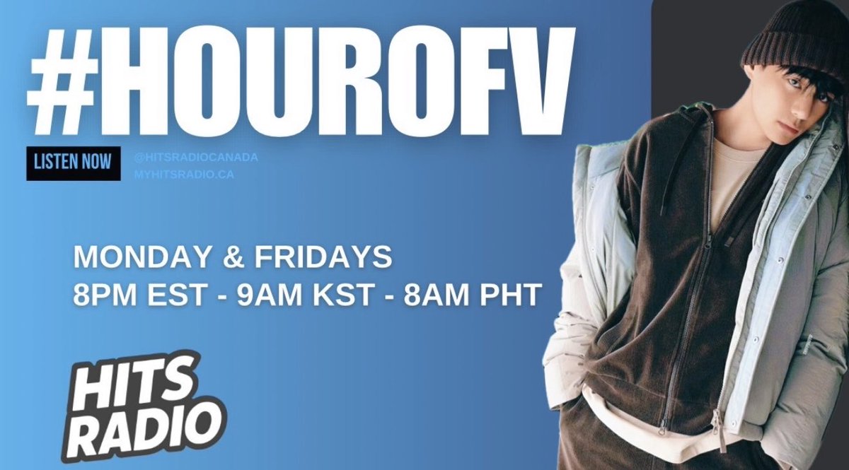 💜 Is everyone ready for the Friday edition of the #HourOfV 💜

Because of the love and support for Taehyung, this has become our most listened-to hour and it’s easy to see why. His voice, his artistry, and the emotion he pours into every note are truly one of a kind.

Let’s end