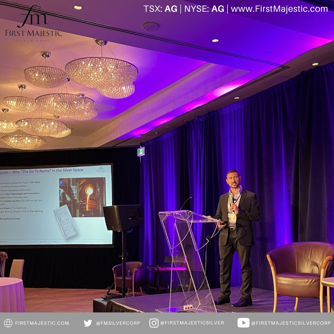 FMSilverCorp's tweet photo. VP Corp Dev @ManiAlkhafaji @FMSilverCorp presenting at the SCP Global Silver Conference 2025 in Toronto, Canada earlier this week. Thanks for having us @SCPResFin.

$AG @keith_neumeyer #TripleDigitSilver #GotSilver
@FirstMintLLC #BuyPhysical https://t.co/dSZPE1SxJw