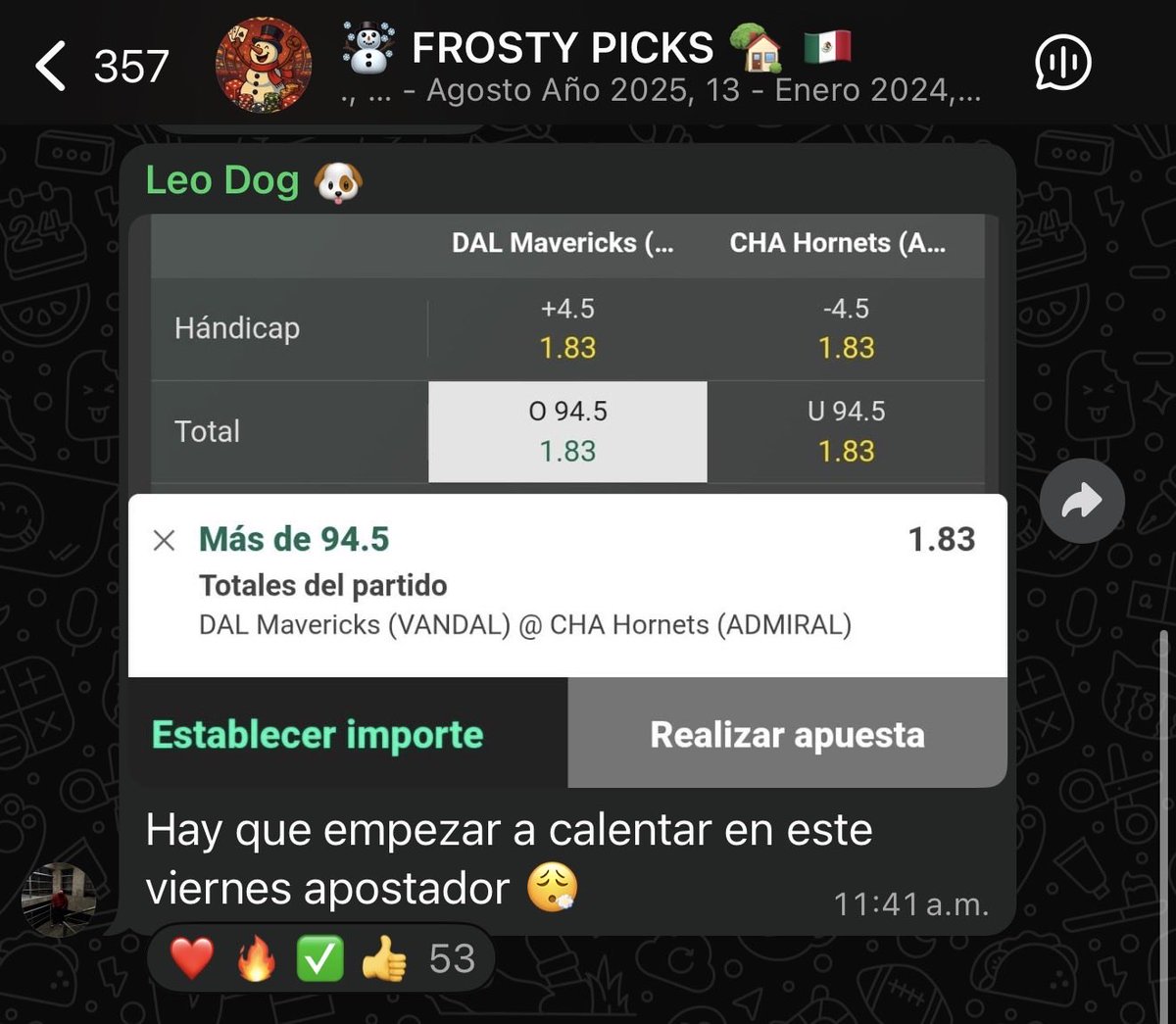 Frosty701's tweet image. Los eSports 🎮 son amor 😍 pero del chingón 

Qué forma tan FÁCIL de hacer dinero 💰 

A COBRARRRRR ✅✅✅

Para que vean quién mueve este pedo 🙂‍↔️👌