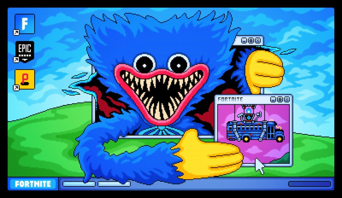 MobGames_ES's tweet image. Huggy Wuggy en Fortnite jejeje🤭

¿En que zona del mapa caerás con Huggy?🤔