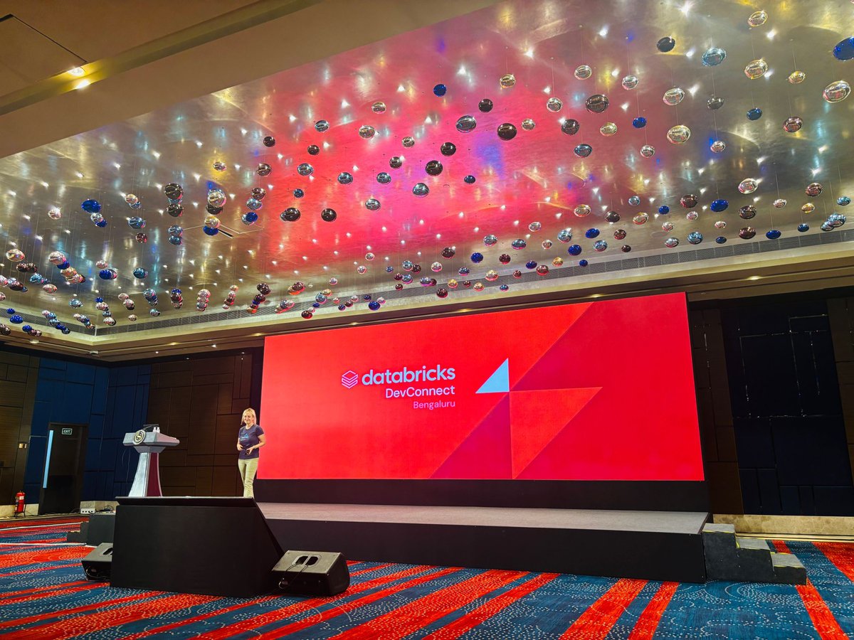 coderForLife04's tweet image. Just wrapped up an incredible experience at @databricks DevConnect Bangalore, a day full of deep dives, future-ready ideas, and powerful conversations around data &amp;amp; AI!

#Databricks #DevConnect #ModelServing #CostOptimization #DataEngineering #BangaloreTech  #AIInfrastructure
