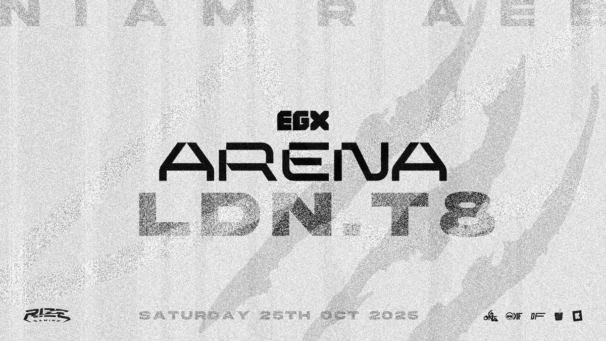 [#TEKKEN8] EGX 2025 is getting more Arena Series action in London tomorrow, with <a href="/NiamRaeb/">RIZE | NiamRaeb</a> on a solo mission to take out the opposition! 

Watch out on @RIZEFGC for match updates ✅

#WeRIZE