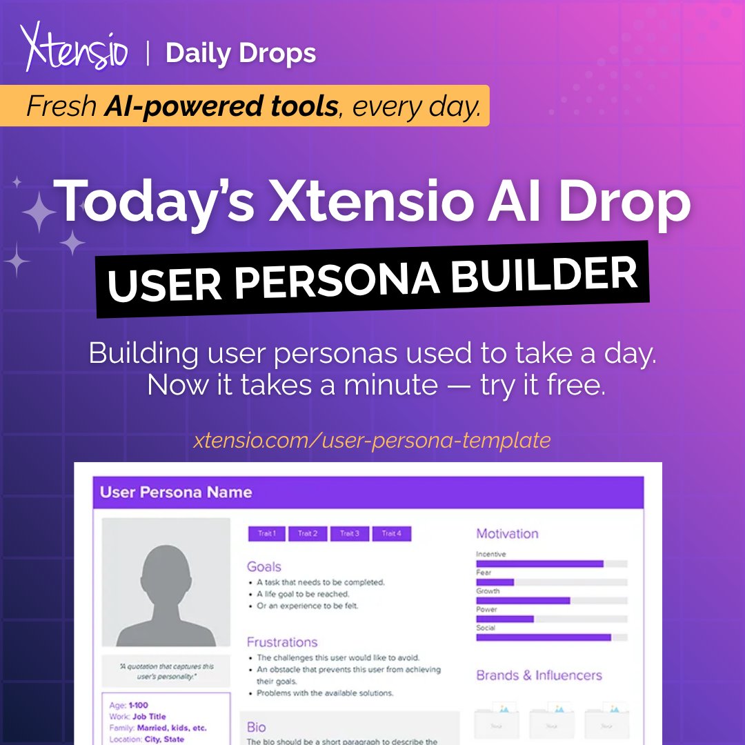 Xtensio tweet media