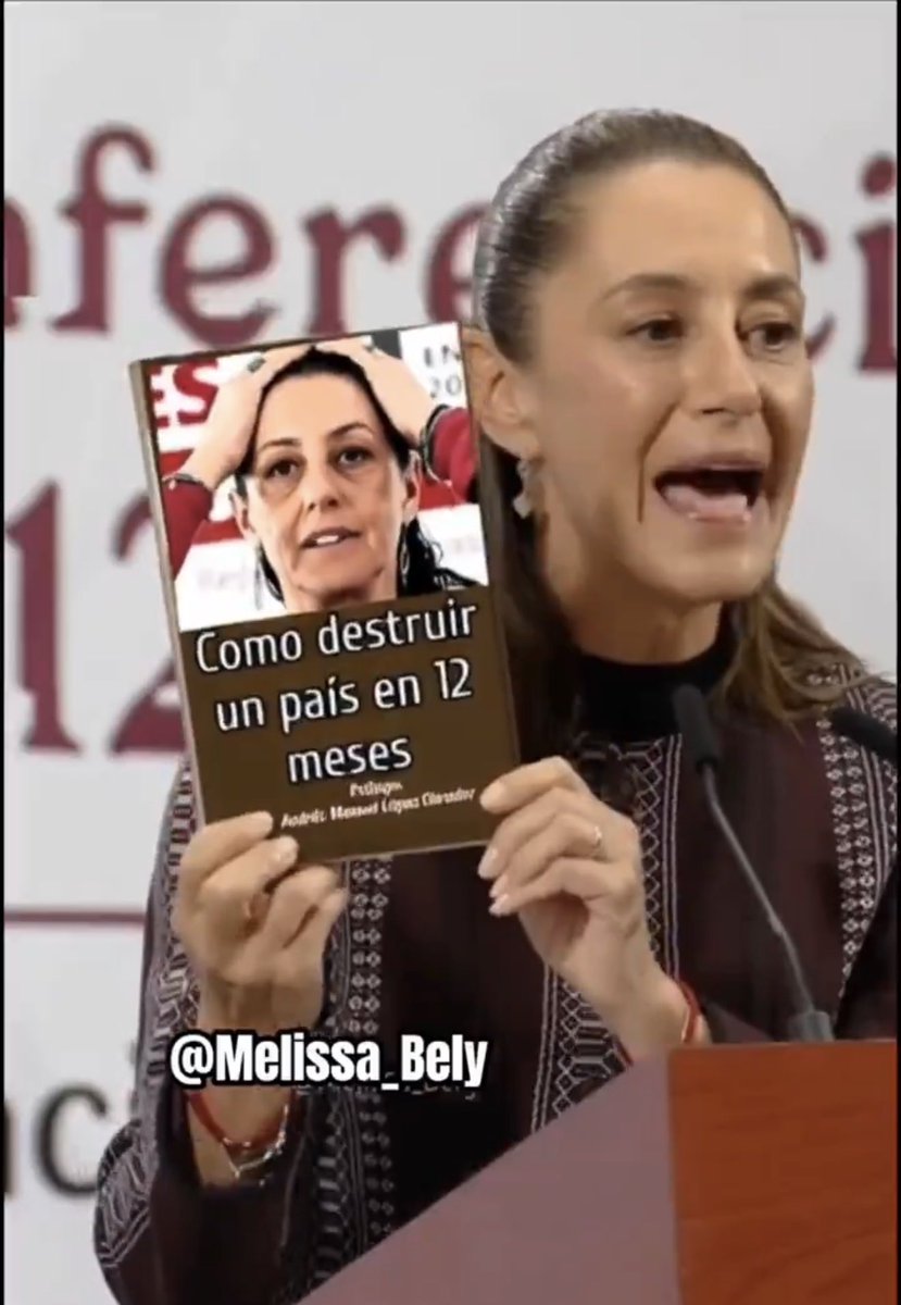 Este es el libro original de Sheinbaum 👇🏻

Incluye las bolsas del super 
Los niños del Rebsamen
Los muertos de la L-12
Los botiquines con ivermecrtina

<a href="/Melissa_Bely/">Melissa Ⓜ️</a>