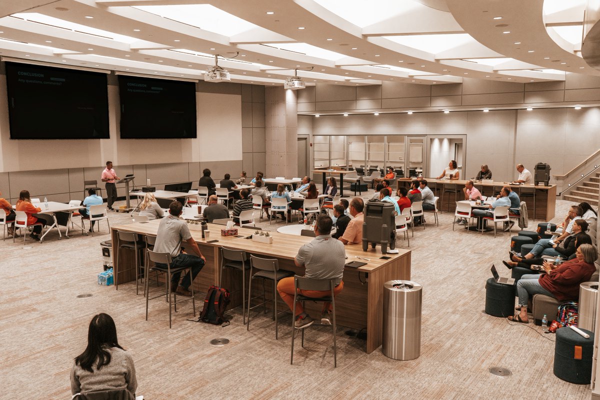 DMSiSoftware's tweet image. Our team recently gathered for the 2025 Development Conference in our Omaha office! ✨ 

Along with several learning sessions and workshops, the conference included a puzzle competition. 🧩 Recognize any familiar faces in the puzzles? 

#DMSi #DevelopmentConference