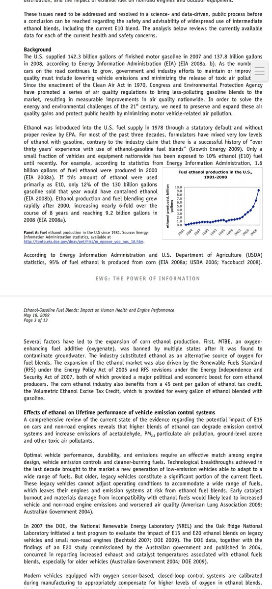 AdvNaikMumbai's tweet image. Environmental Working Group research found increasing Ethanol in fuel blend beyond E15 to be potentially deleterious for human health, due to adverse impact on emission control system &amp;amp; emission of acetaldehyde, ground-level ozone &amp;amp; other toxic pollutants.
@theskindoctor13