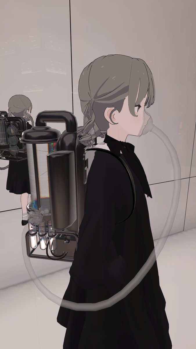 ラフモデリング（＋マテリアル適当置き）
結局花モチーフ好きなのでテラリウムの浄化装置みたいな感じにしたい
