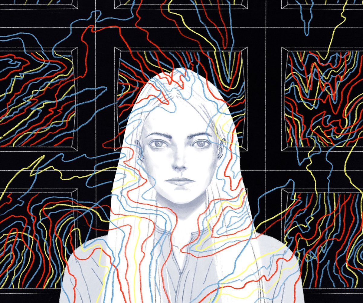 My fanart for one of my favorite series Maniac featuring Emma Stone.