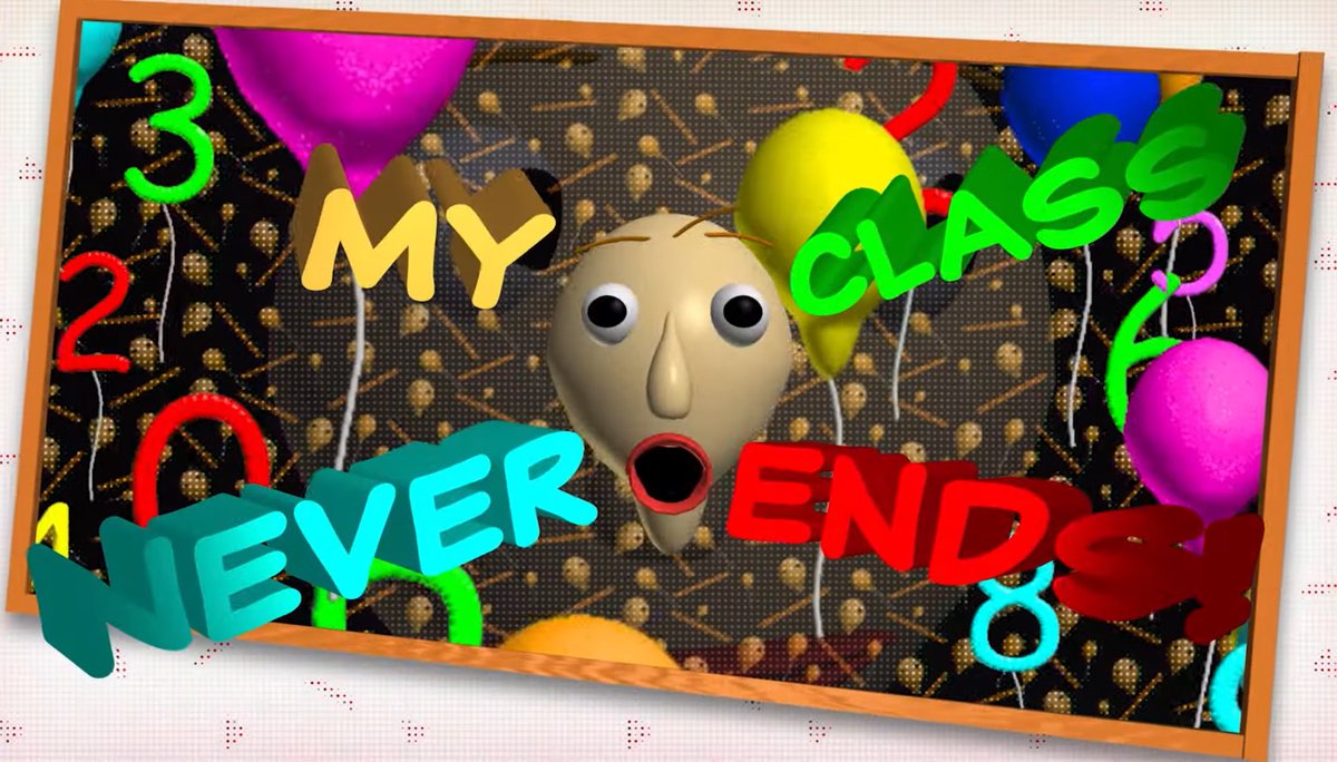 Why does Baldi say his class never ends if the game ends after five floors? Is he stupid?