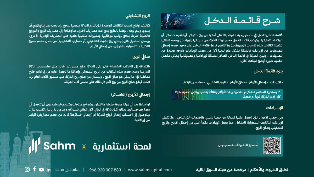 FutrueGlimpse's tweet image. البيانات المالية في صور 📊
- القيمة الدفترية
- ربحية السهم
- مكرر الأرباح
- نسبة التوزيع (عائد الأرباح)
- العائد على حقوق المساهمين
- العائد على الأصول
- هامش صافي الربح
- القروض الى حقوق المساهمين
- نسبة السيولة السريعة 
- قائمة المركز المالي
- قائمة الدخل
شرح ماذا تعني وطريقة…