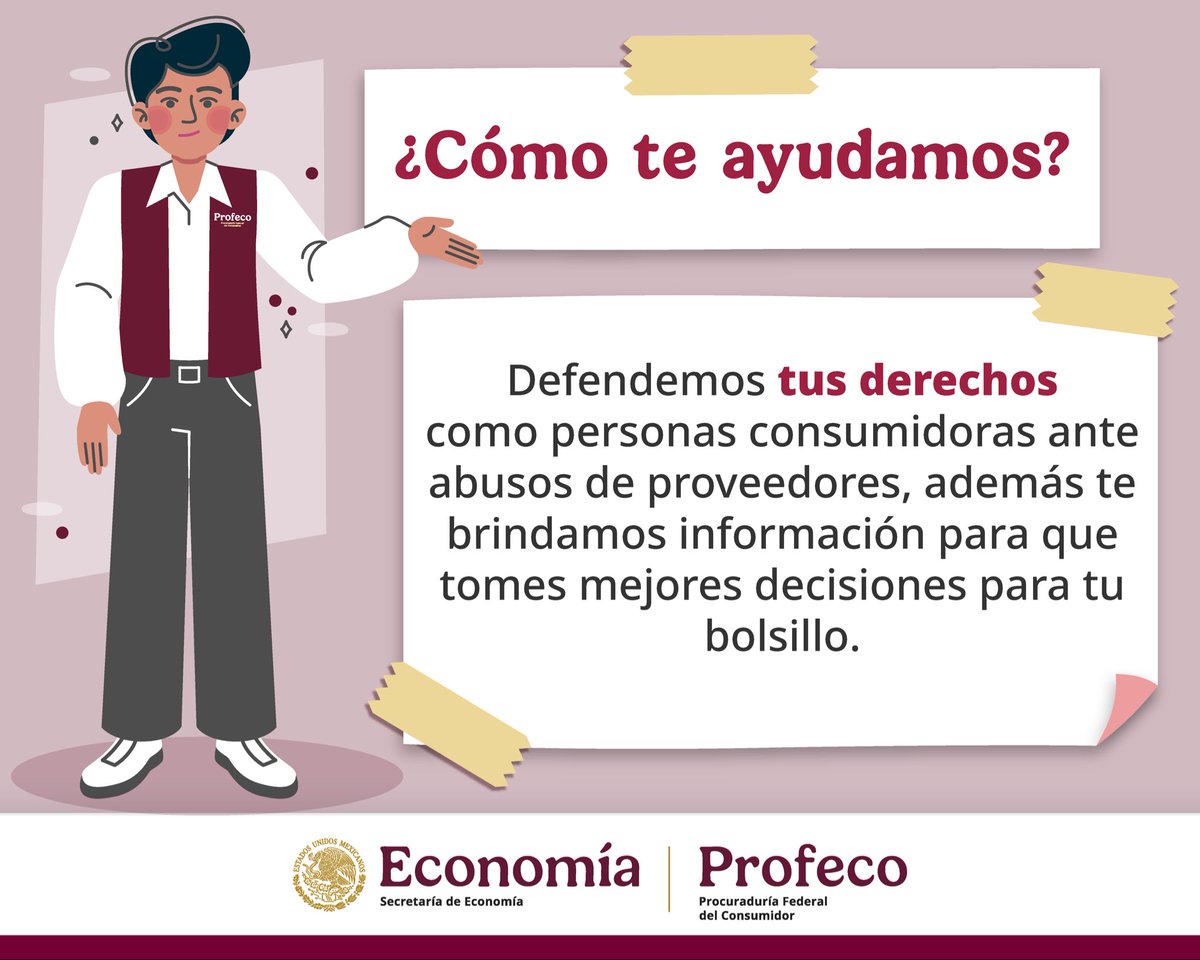 Garantizar relaciones comerciales justas, transparentes y seguras en cada transacción es nuestro compromiso en la <a href="/Profeco/">Profeco</a>.

Si necesitan asesoría, orientación o reportar alguna irregularidad, comuníquense al ☎️ 55 5568 8722 o arróbennos por aquí.