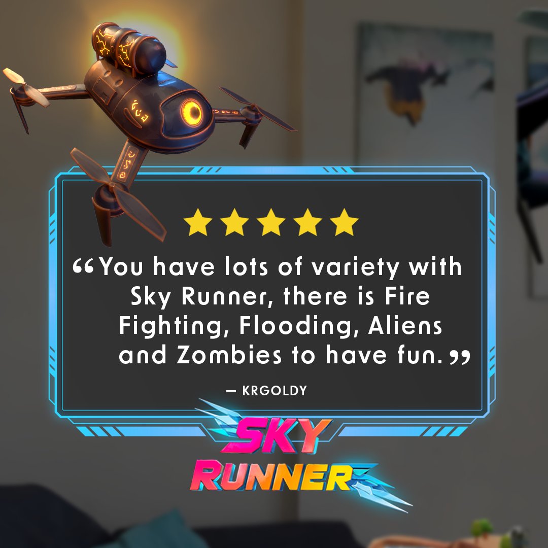 Sky Runner: Drone Hero tweet media