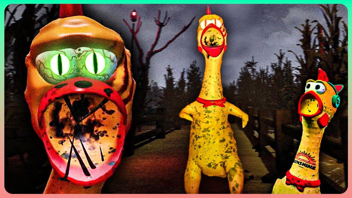 LythyCat's tweet photo. Spooky cute mascots, hidden secrets AND a rubber chicken flashlight?! 
I had a blast uncovering the mysteries of Squawky! 🐤💀

🎮 https://t.co/dGtsP99NAi

Big thanks @SparkLabsGaming for including a cute personal easter egg for me, loved it! 🖤

#Squawky #IndieHorror #LetsPlay https://t.co/OLhMfbnOSu