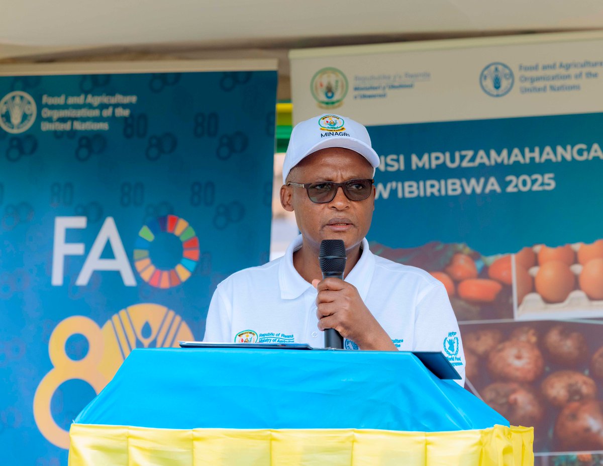 CipotatoRW's tweet image. Today, @Cipotato joined @FAORwanda , @RwandaAgri, and partners @Taat_Africa in #Nyamagabe and disseminated #OFSP vines to celebrate #WorldFoodDay under the theme “Hand in Hand for better food and a better future.”
