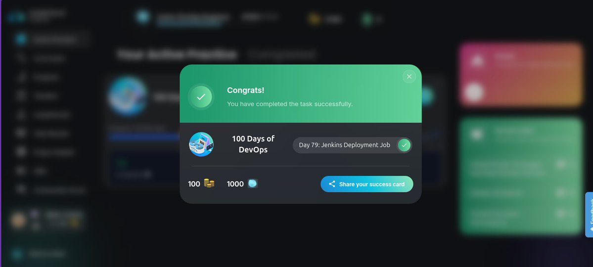 Menna_Salah03's tweet image. Day 79โ
๐of #100daysofdevops
I finally solved it! The screenshots show that the pushed code have been updated everywhere: the local, remote repos and deployed successfully
2 more Jenkins tasks to go ๐ฅณ! 
@KodeKloudHQ #Jenkings #automation