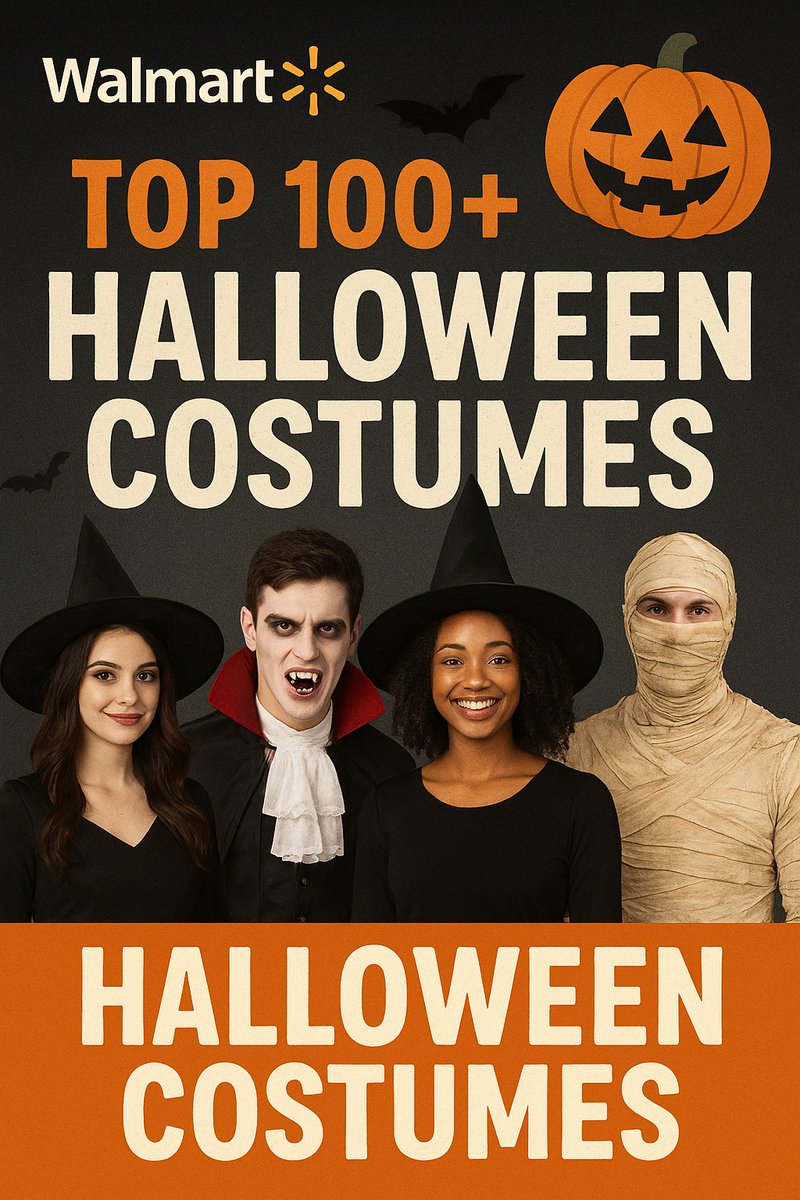 🎃👻 Get ready to steal the spotlight this Halloween! 👀 Walmart just dropped the Top 100+ Halloween Costumes — from spooky to silly, there’s something for everyone! 🧛‍♂️🧙‍♀️

Shop the best looks before they’re gone 👉geni.us/m6dvqxu #ad #deals #fyp #costume #Halloween2025