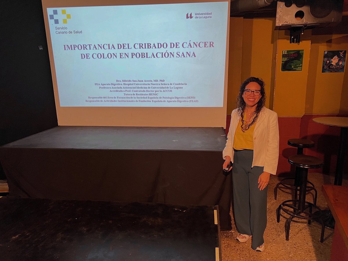 Escépticos en el Pub en Tenerife n.º 121 (16.2): «Importancia del cribado de cáncer de colon en población sana». Ponente: Mileidis San Juan Acosta.