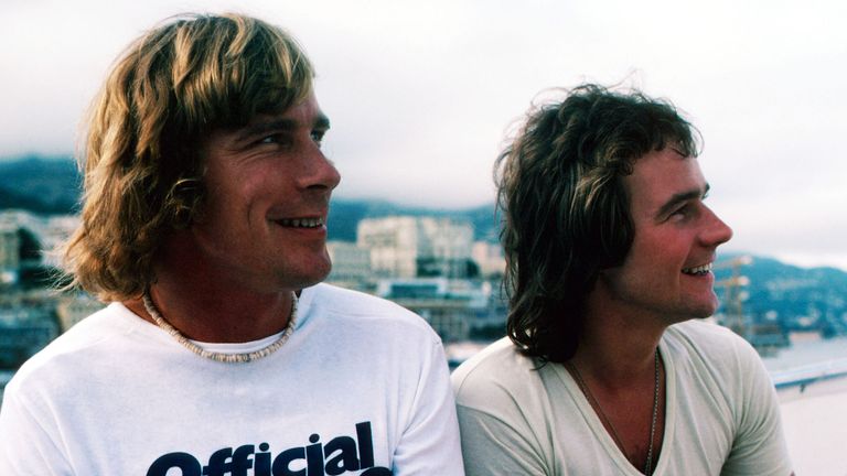 They drank. They smoked. They loved the ladies. 
Both world champions in 1976.
Hunt and Sheene.
Made In Britain 🇬🇧