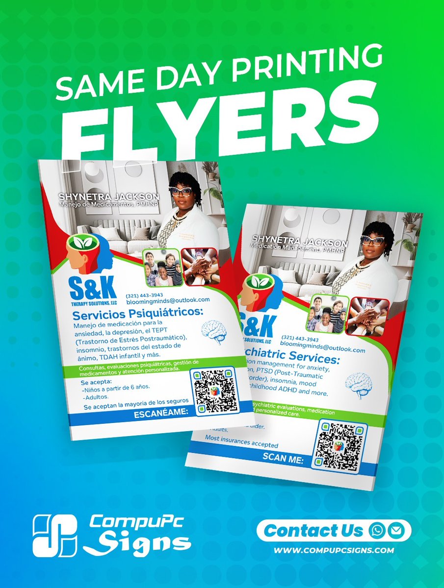 Compupcsigns's tweet image. Same day printing means fast, reliable results when deadlines matter. Get professional prints ready today with high-quality materials, color accuracy.

 Save time, avoid stress, and make your project look polished. Order now for same day turnaround.
#SameDayPrinting #PrintLocal