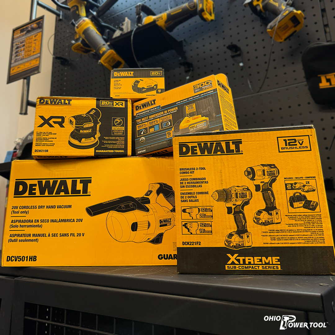 OhioPowerTool's tweet image. Price drops on @DEWALTtough   just landed at Ohio Power Tool, and we’re not holding back. These are the kinds of deals that make it worth refreshing your setup, check them out before they’re gone: ohiopowertool.com/price-drops/ma…
#ToolDeals #OhioPowerTool #WeKnowTools