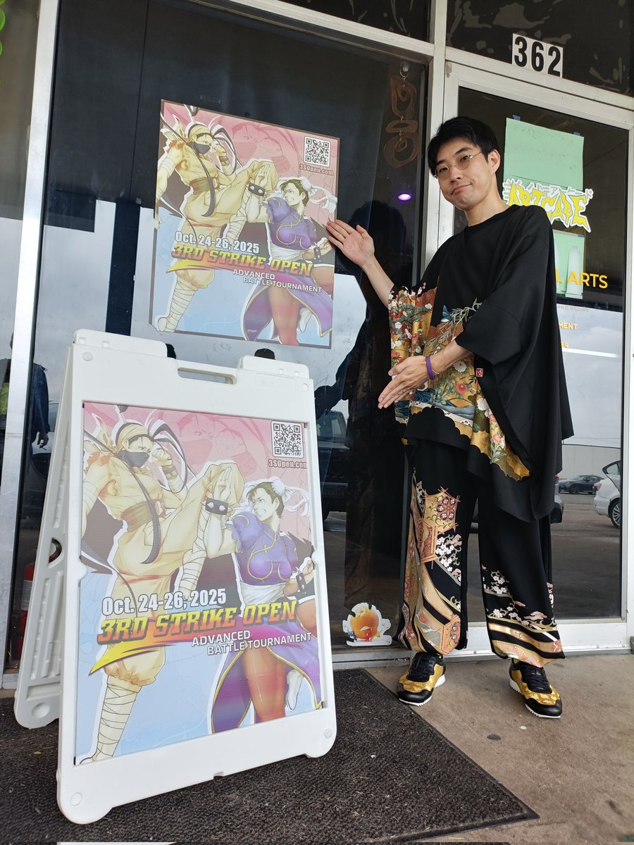 #3rdStrikeOpen

大会のイケてるポスター！

#202510テキサス