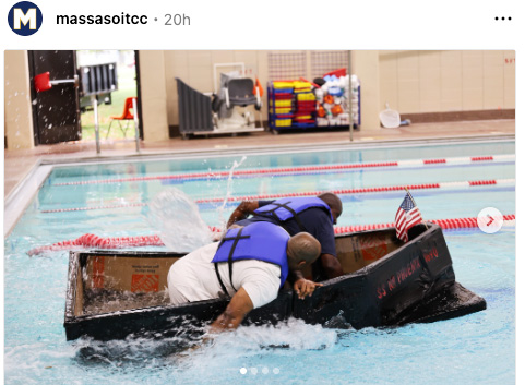 NewHeightsCSB's tweet image. We Rock the Boat at Massasoit Community College, Brockton Campus, for #STEMWeek.

Eight scholars participated in the Annual MCC STEM Boat competition, an event that truly celebrates creative engineering.