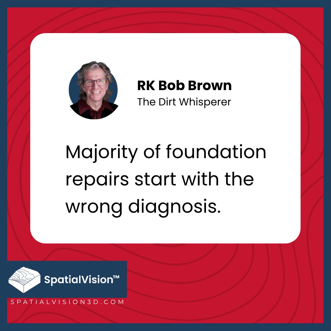 RK_BobBrown's tweet image. Industry experts say:
 • 90% may be unnecessary
 • 99% are done without forensic analysis
#SpatialVision™ helps contractors prove what the soil’s actually doing — no guesses, just data. 
Claim your 30-day FREE trial → spatialvision3d.com/claim-offer #FoundationRepair #SoilScience