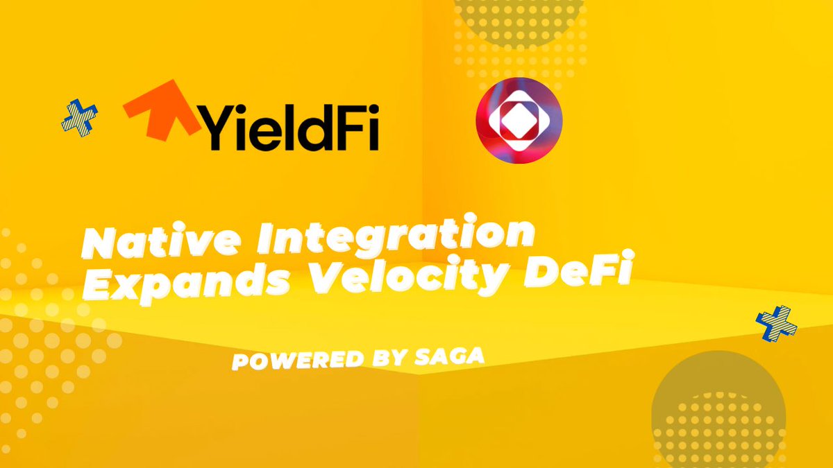 LifeOfAkpos's tweet photo. Big news 🚀🚀
@GetYieldFi is joining the Saga ecosystem!

The team behind yETH and yUSD is integrating directly into the Saga stack to bring native yield across the network.

 #YieldFi https://t.co/X1umHOAXme