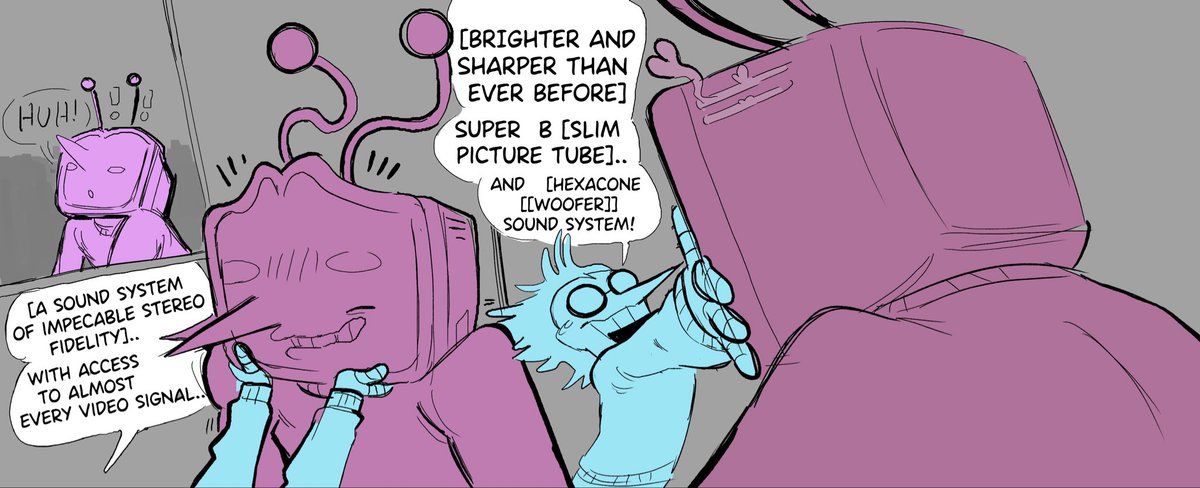 PART [1/2] #spamtenna comic i made because ive seen spamton use his puppet talk for all sorts of evil and i wanted to use it do something sappy and sweet….