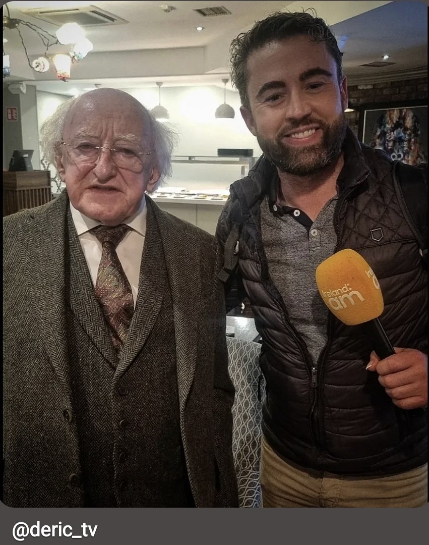 ❤️🙏🏽Our outgoing President...14 years of exceptional public service. A man of humility, grace, dignity &amp; courage 🇮🇪 Thank you Michael D Higgins. For your voice, your strength &amp; courage of conviction; you set the standard. Honoured to spend time in your company in your home county