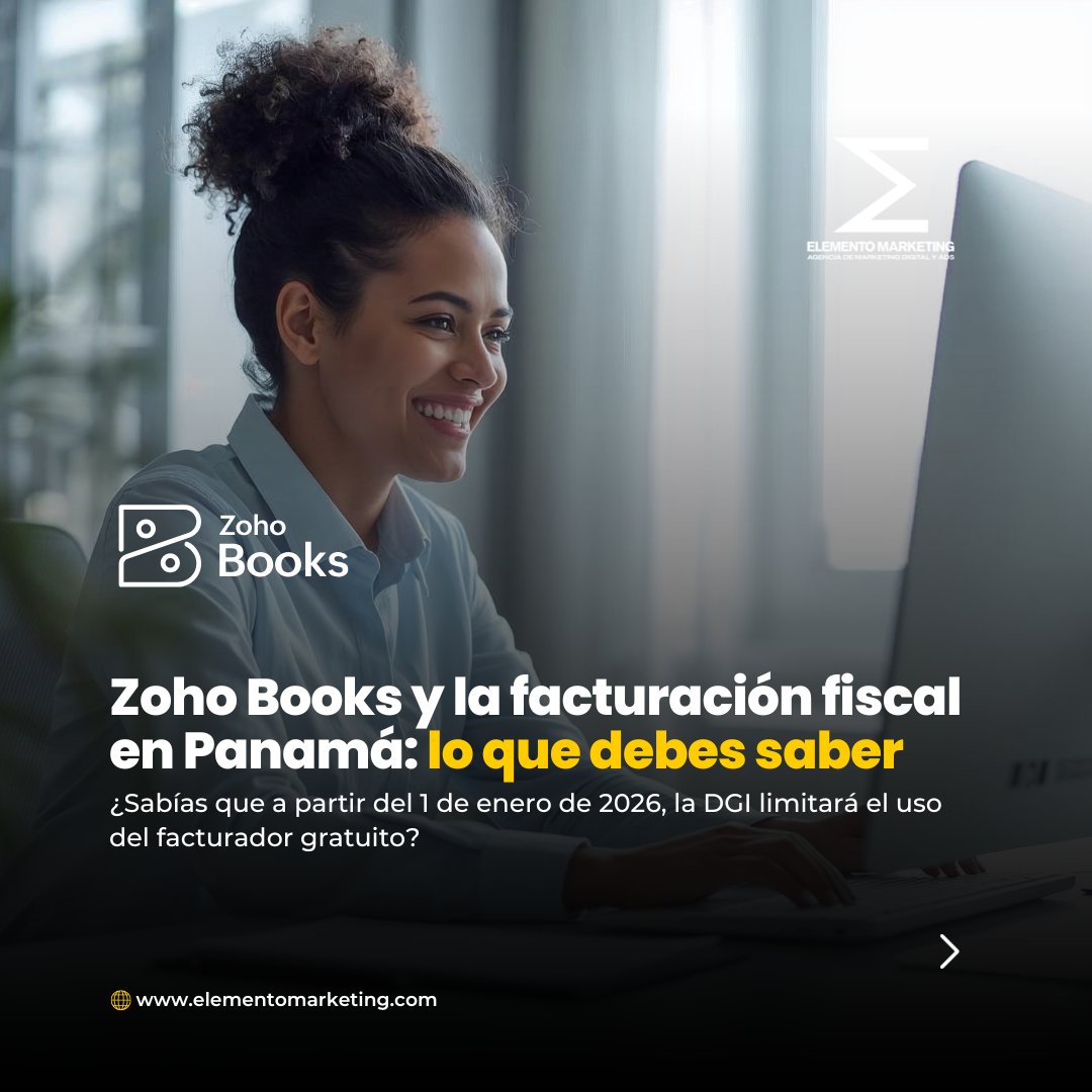 ElementoMktg's tweet photo. Zoho Books y la facturación fiscal en Panamá: lo que debes saber

Desde enero 2026, la DGI limitará el facturador gratuito.
Empresas que superen B/.36,000 o 100 facturas/mes deberán usar un PAC.

Lee el artículo completo aquí 
🔗 https://t.co/6zPK1sRr0U https://t.co/dv2ELYtfE8