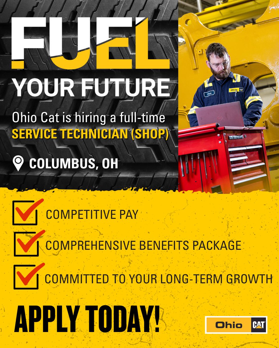Ready to build a rewarding career? Join our team as a Service Technician and work with Cat® equipment! Develop your expertise in a supportive, cutting-edge environment. 👉Apply today: bit.ly/3IKn4Cq