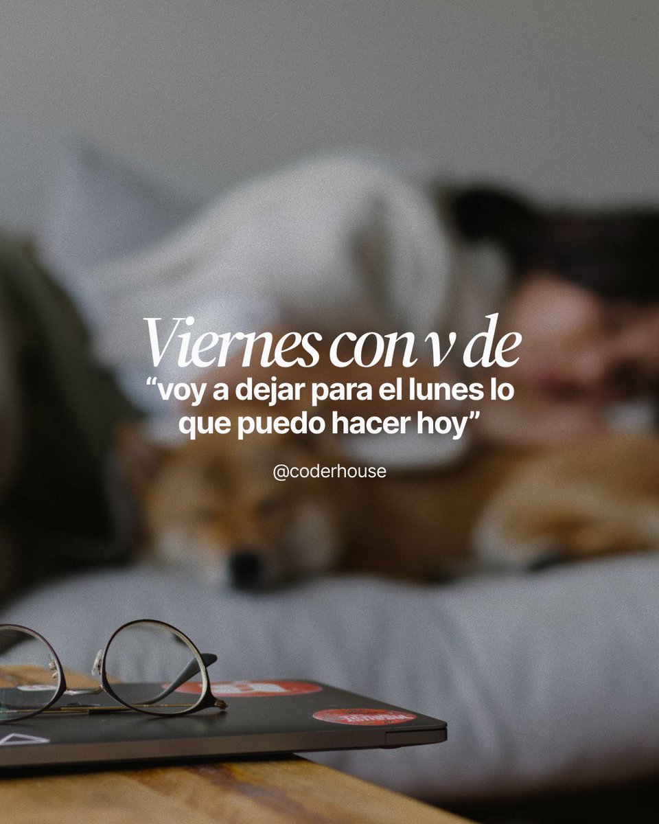 coderhouse's tweet image. ¿Quién más en este mood de viernes? 😂
