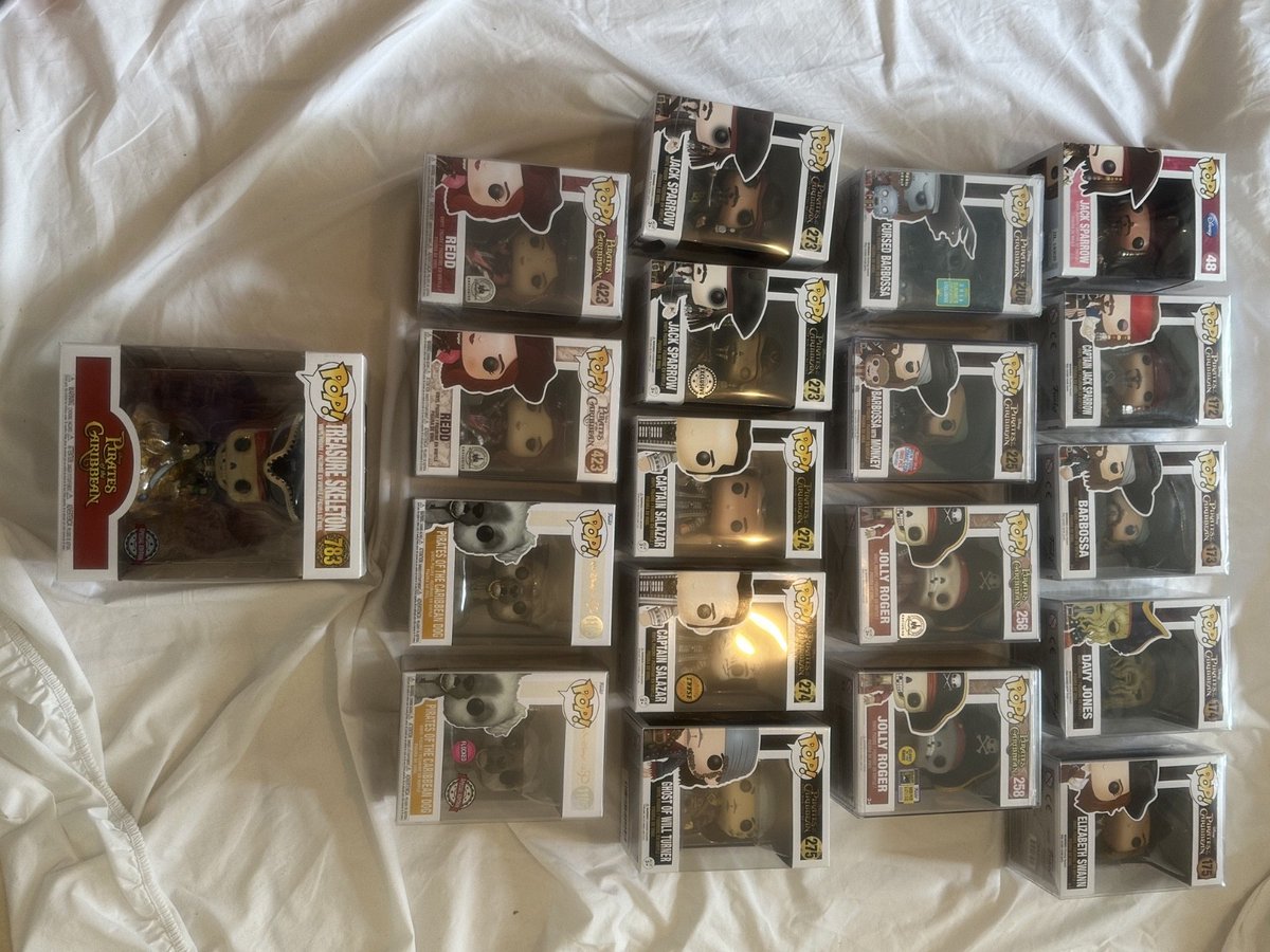 Funkopopenthus3's tweet image. Complete collection PIrates of the caribbean Funko Pops
Ends Sat 25th Oct @ 11:49am
ebay.co.uk/itm/2976933151…
#ad #funko #funkopop