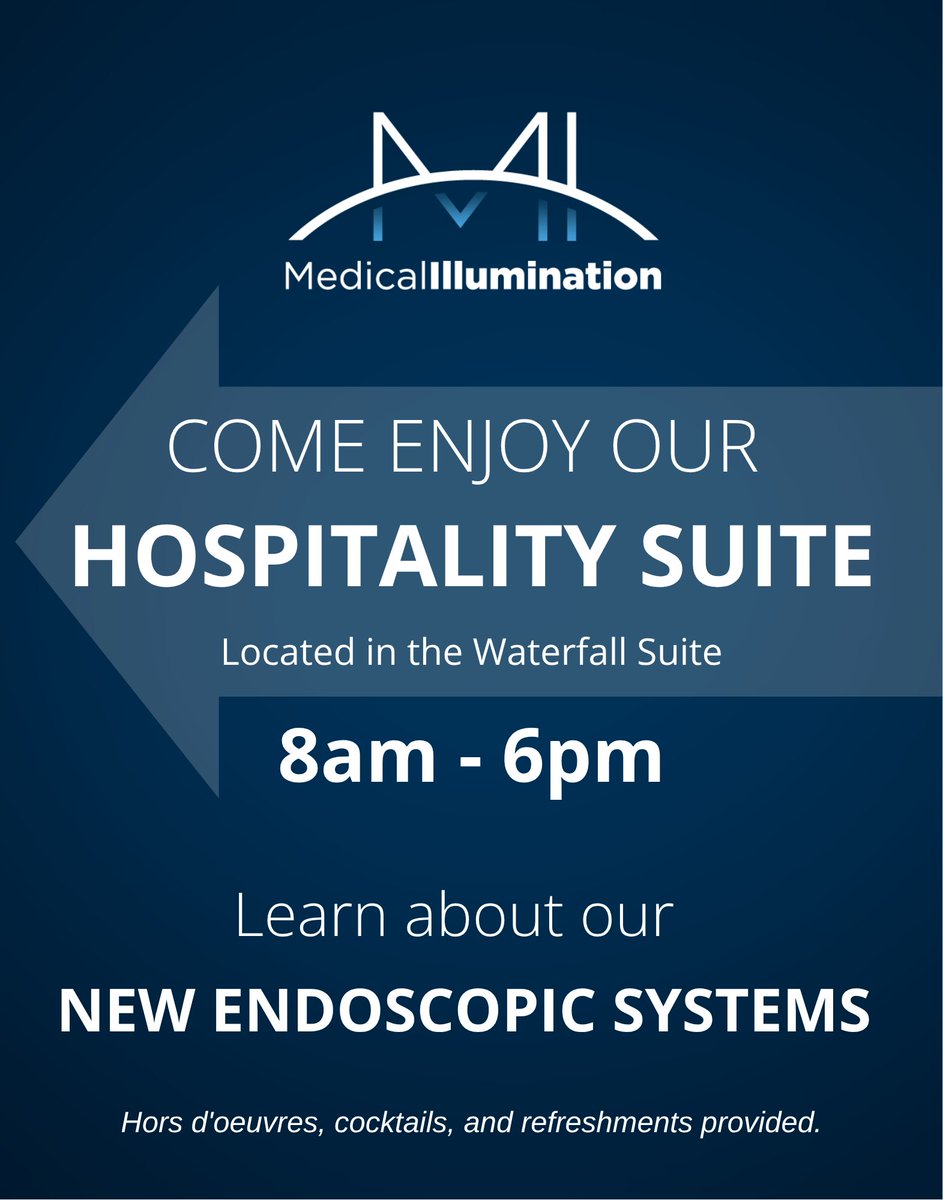 Medical Illumination is at ACVS 2025!

Visit our Hospitality Suite (Waterfall Suite) Friday, 8 am–6 pm. Explore new Endoscopic Systems — all-in-one camera, light source, and recording.

Complimentary refreshments provided.
#medillum #veterinary #endoscopicsurgery